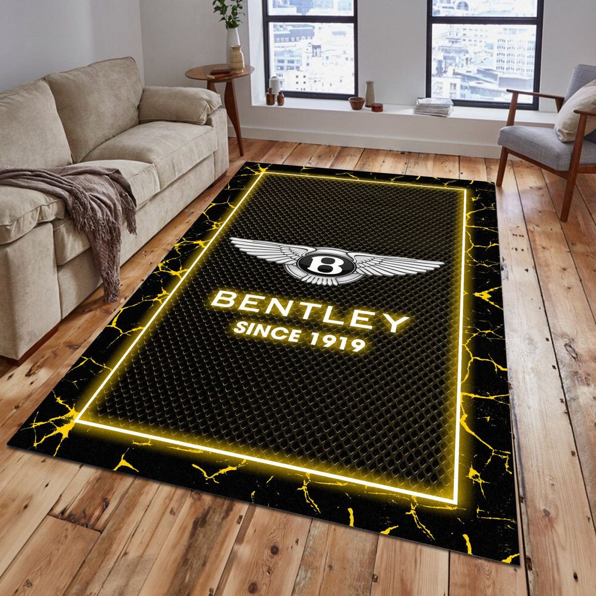 Bentley 08 Teppich - Teppich mit Automotiv-Motiv