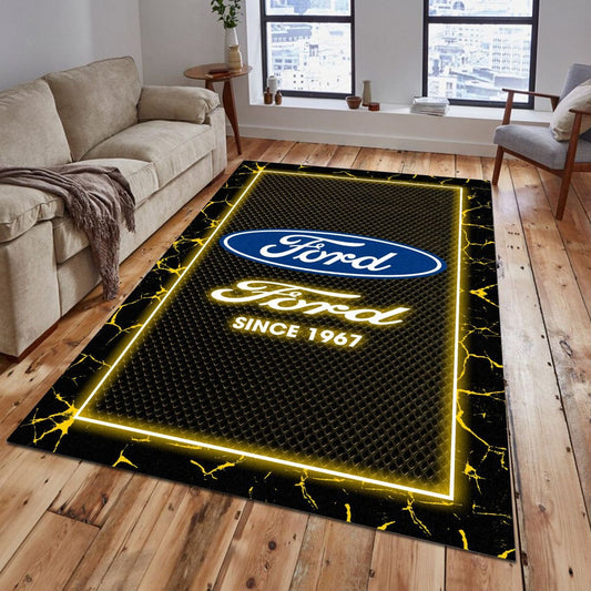 Ford 08 Teppich - Teppich mit Automotiv-Motiv