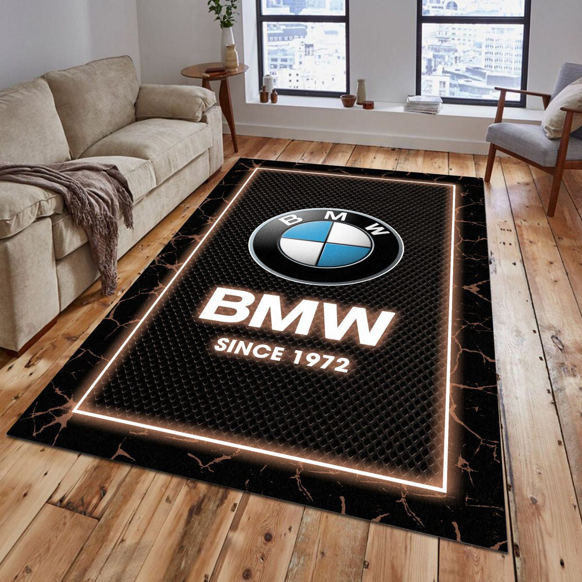 BMW Car 03 Teppich - Teppich mit Automotiv-Motiv