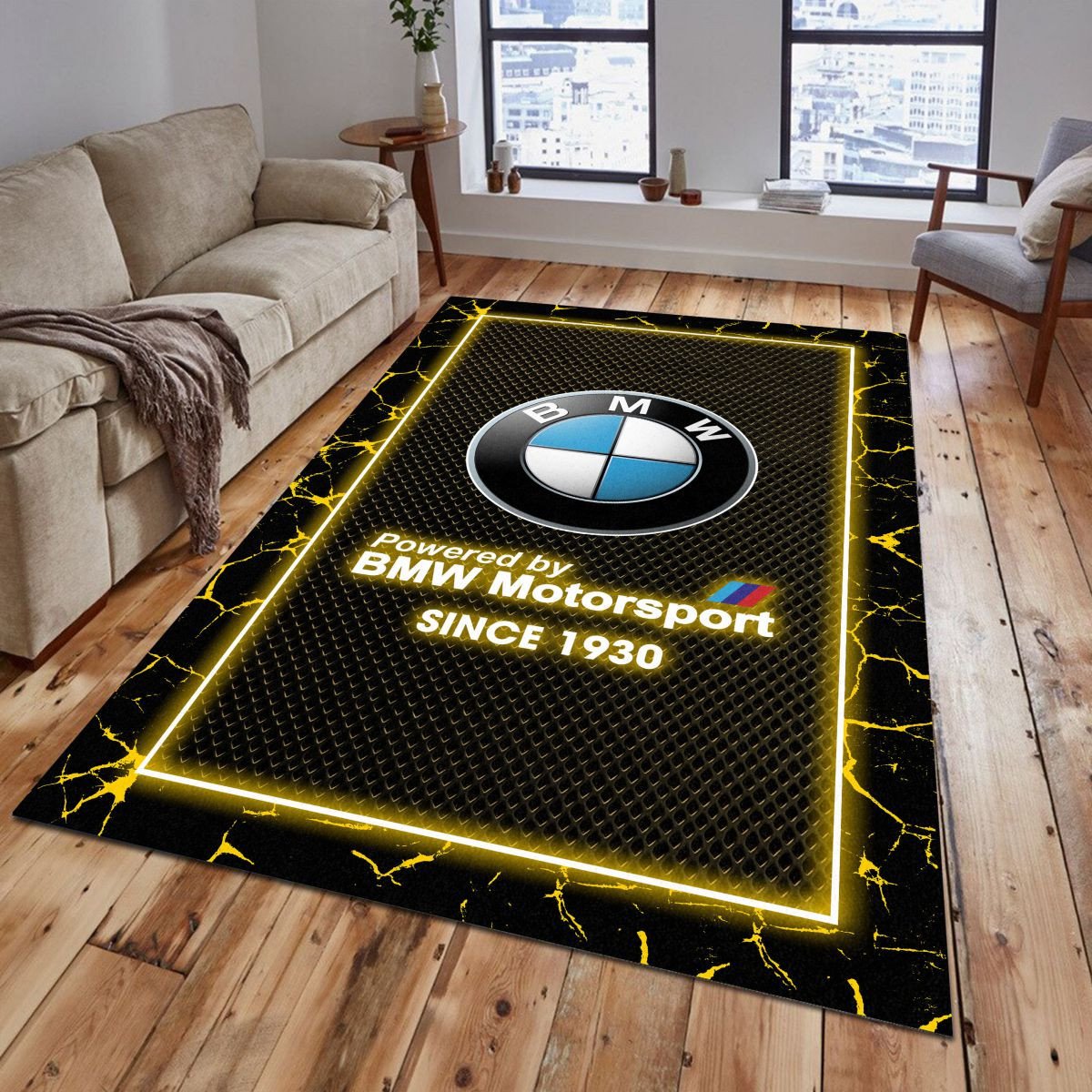 BMW Motorsport 08 Teppich - Teppich mit Automotiv-Motiv