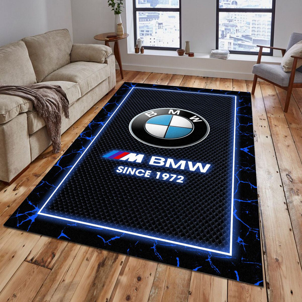 BMW M Car 02 Teppich - Teppich mit Automotiv-Motiv