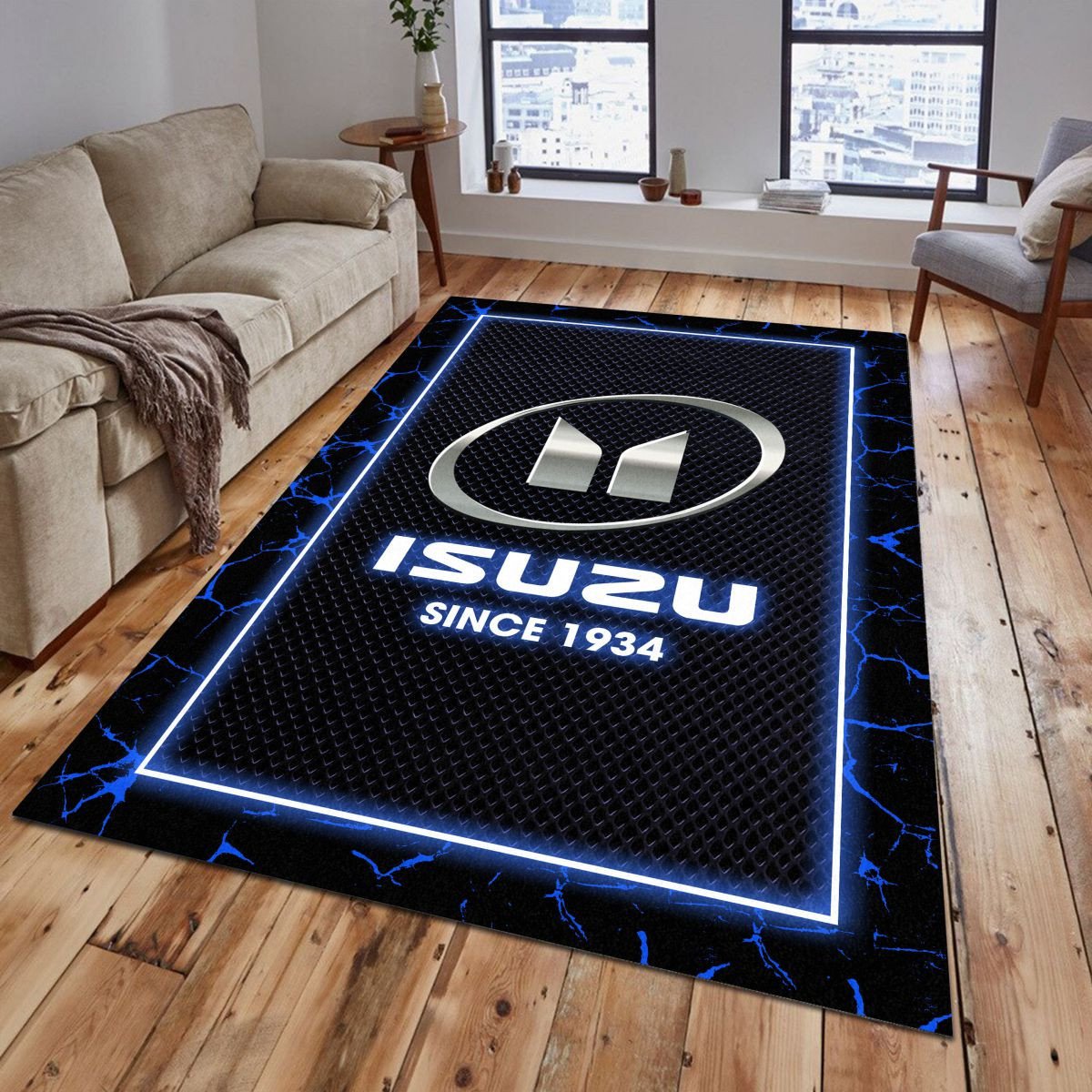Isuzu 03 Teppich - Teppich mit Automotiv-Motiv