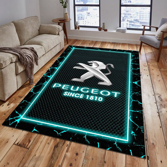 Peugeot 03 Teppich - Teppich mit Automotiv-Motiv