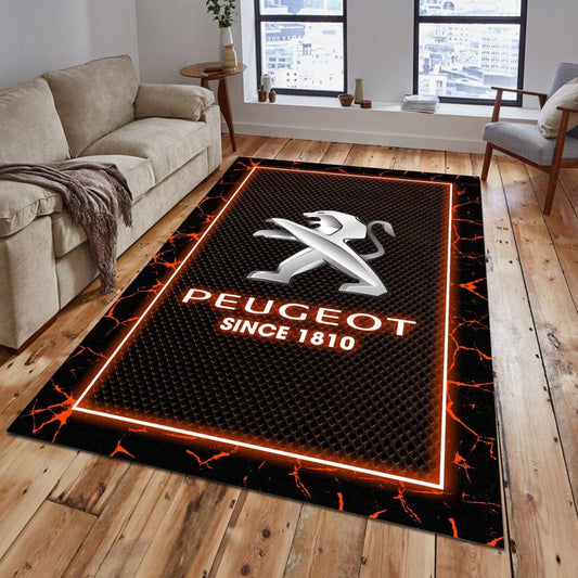 Peugeot 06 Teppich - Teppich mit Automotiv-Motiv