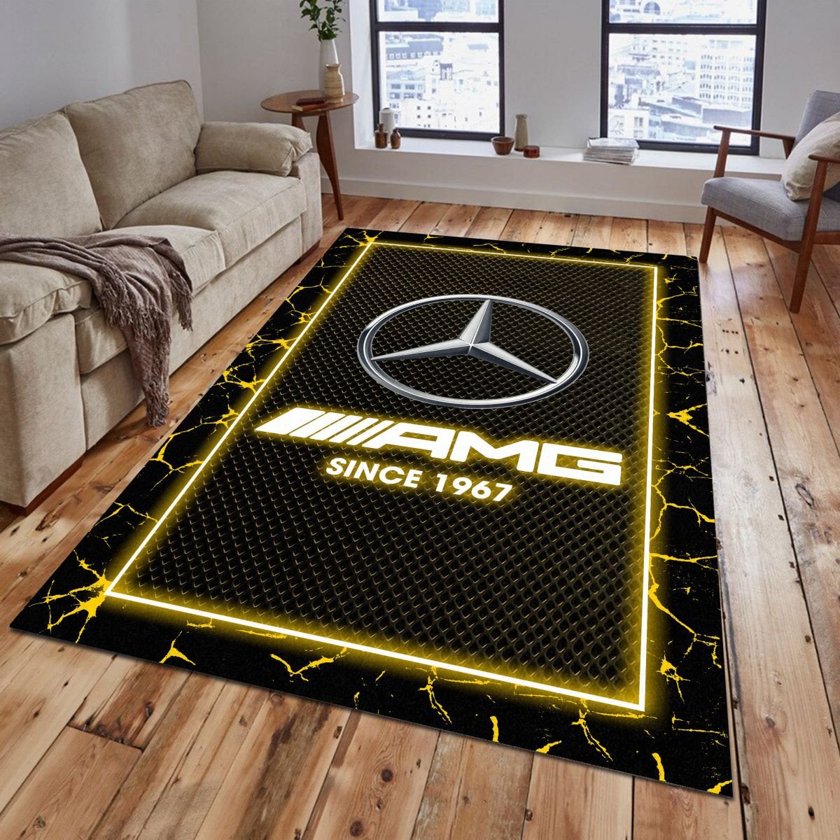 Mercedes-AMG 08 Teppich - Teppich mit Automotiv-Motiv