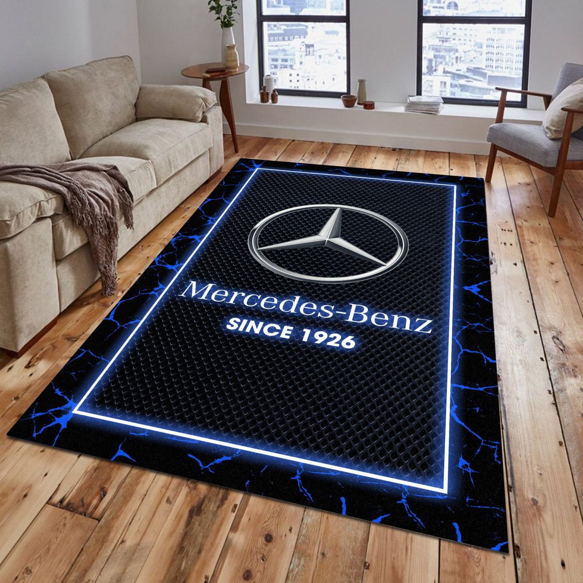 Mercedes-Benz 02 Teppich - Teppich mit Automotiv-Motiv