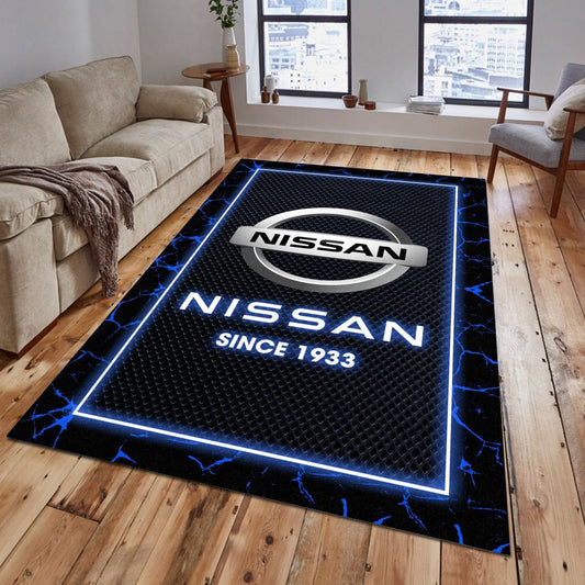 Nissan 02 Teppich - Teppich mit Automotiv-Motiv