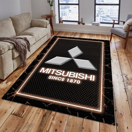 Mitsubishi 03 Teppich - Teppich mit Automotiv-Motiv