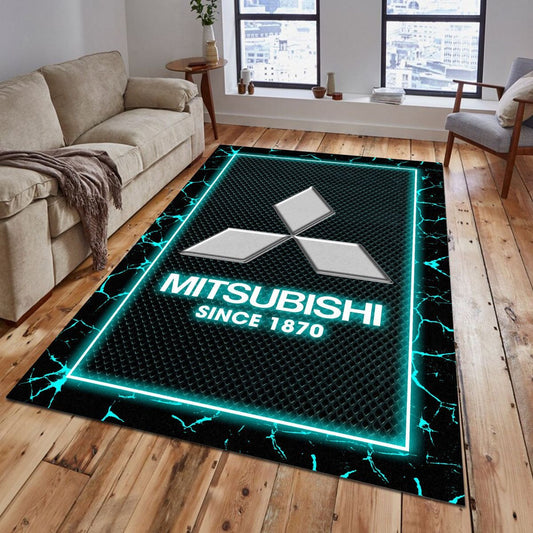 Mitsubishi 04 Teppich - Teppich mit Automotiv-Motiv