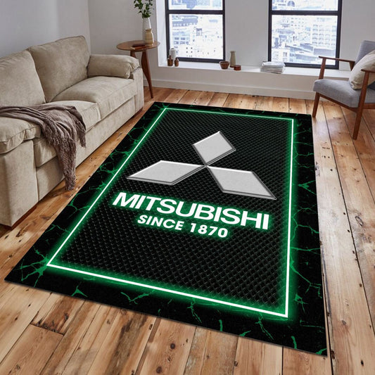 Mitsubishi 05 Teppich - Teppich mit Automotiv-Motiv