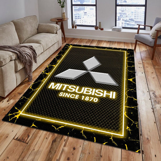 Mitsubishi 08 Teppich - Teppich mit Automotiv-Motiv