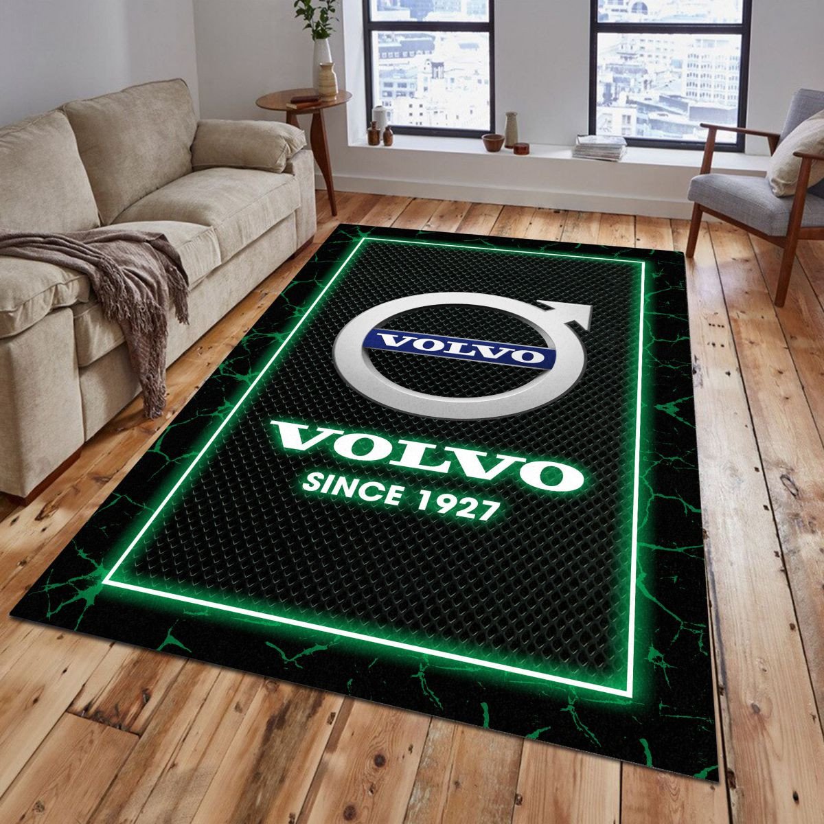Volvo 04 Teppich - Teppich mit Automotiv-Motiv