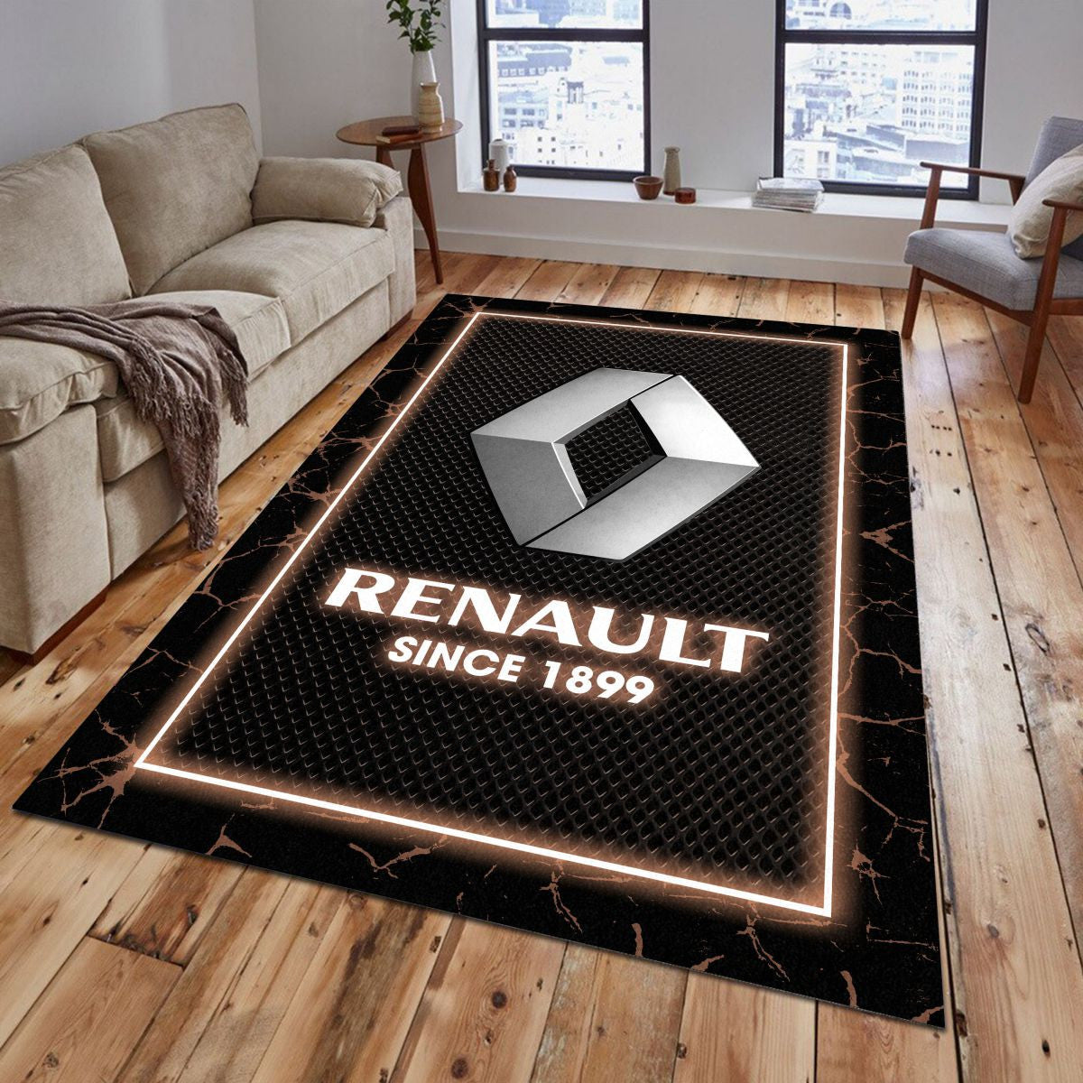 Renault 03 Teppich - Teppich mit Automotiv-Motiv