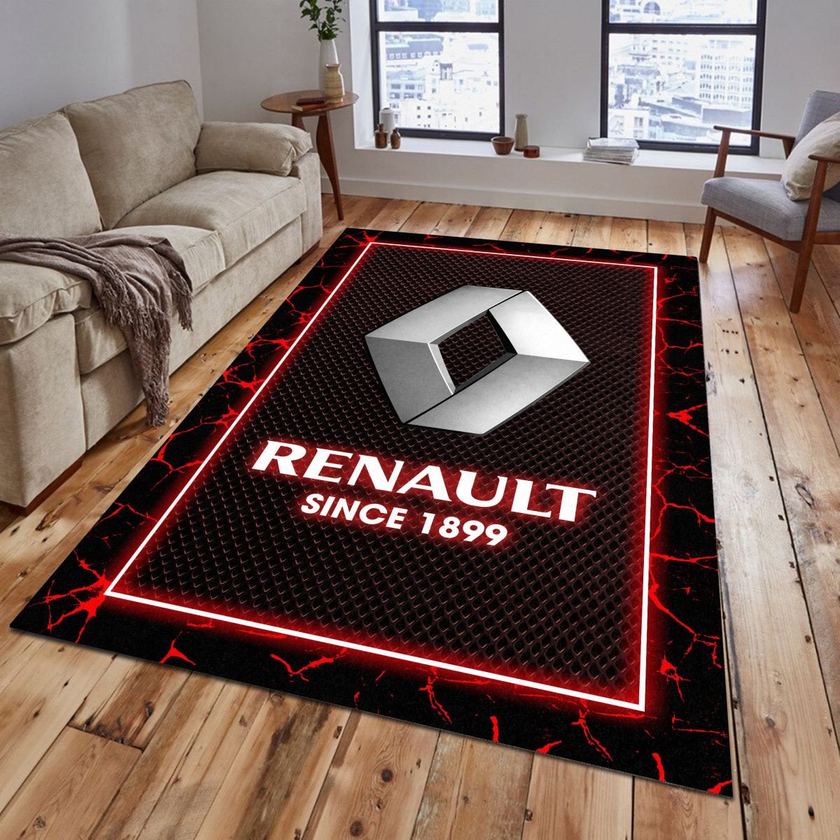 Renault 08 Teppich - Teppich mit Automotiv-Motiv