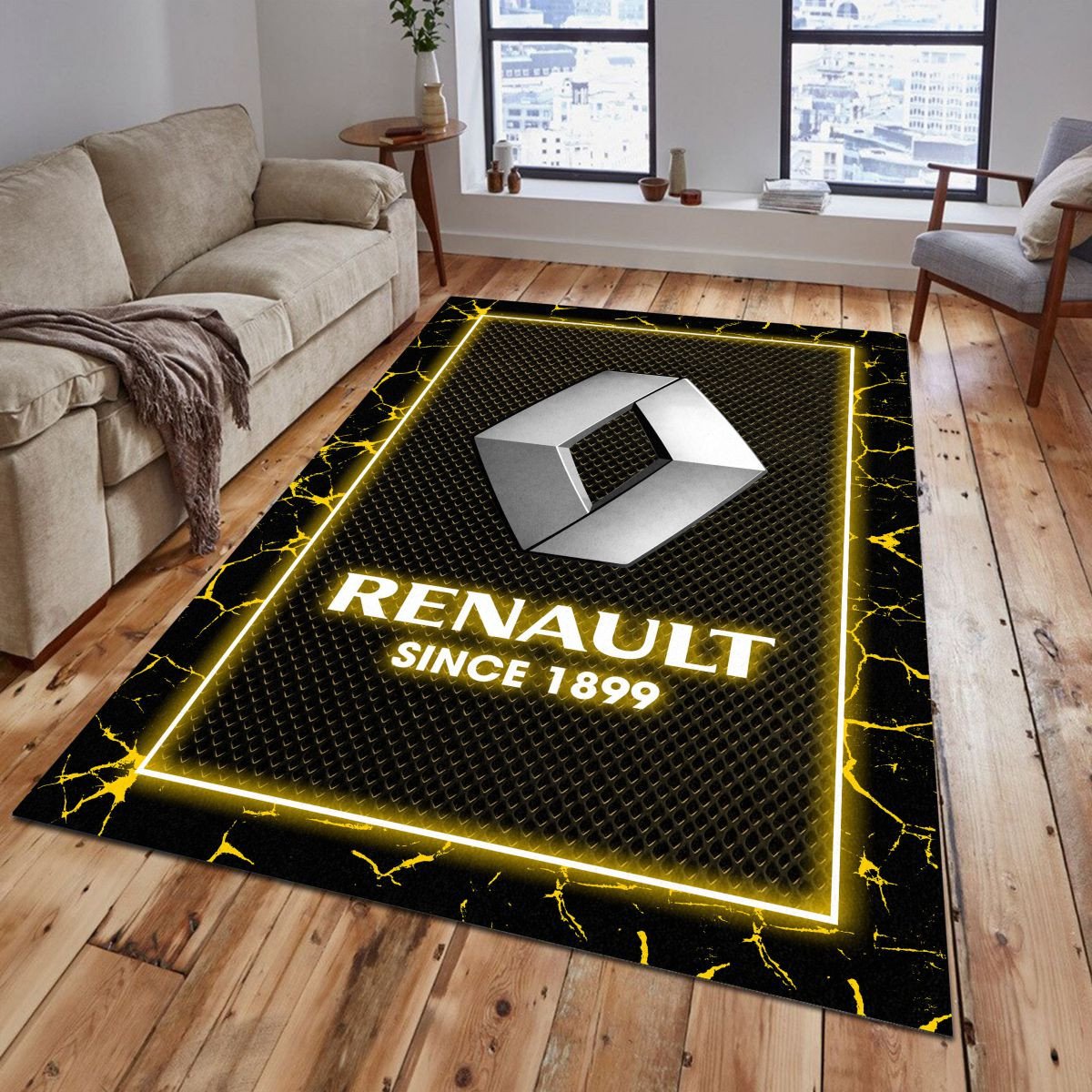 Renault Teppich - Teppich mit Automotiv-Motiv
