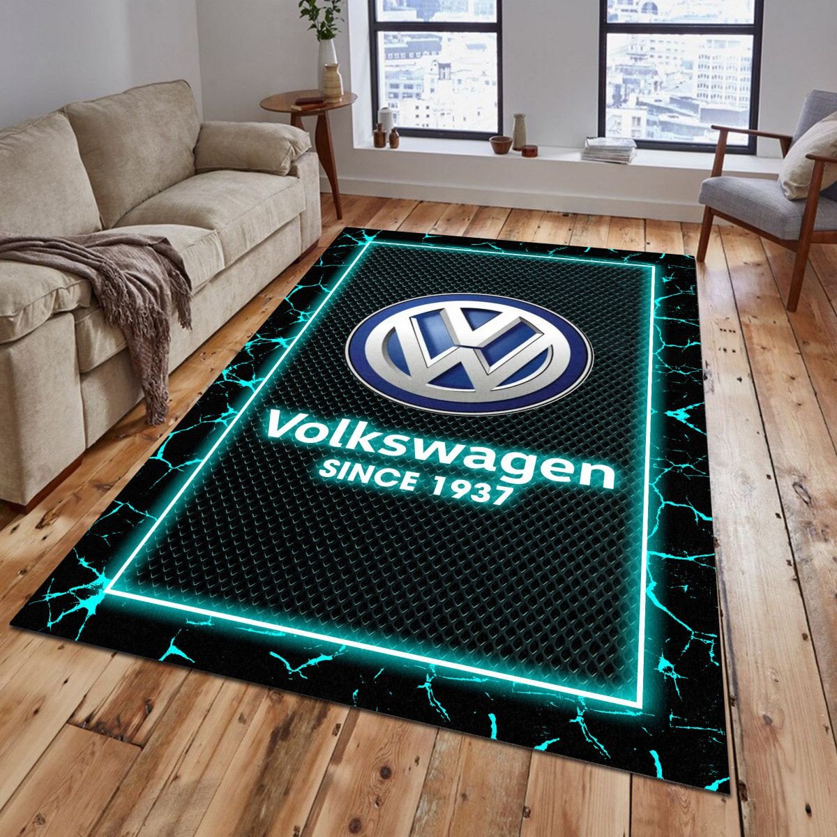 Volkswagen 03 Teppich - Teppich mit Automotiv-Motiv