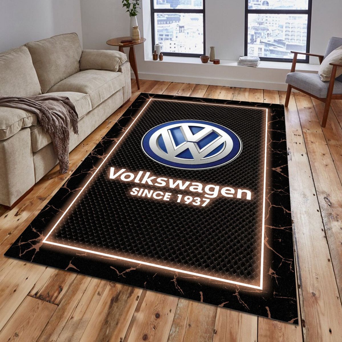 Volkswagen 02 Teppich - Teppich mit Automotiv-Motiv
