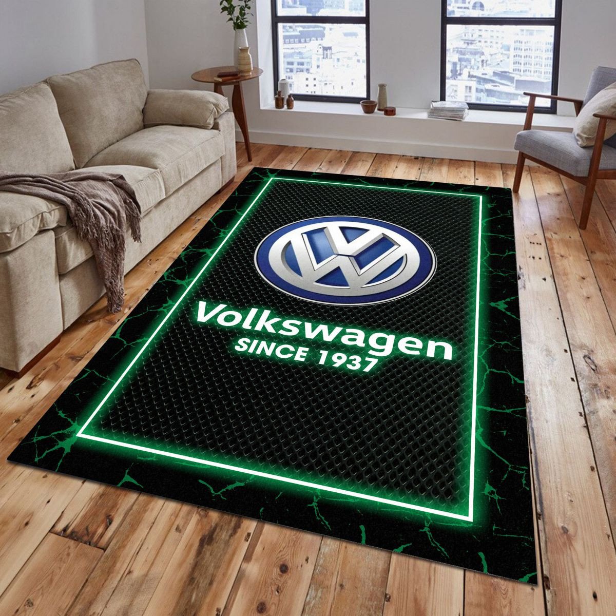 Volkswagen 04 Teppich - Teppich mit Automotiv-Motiv