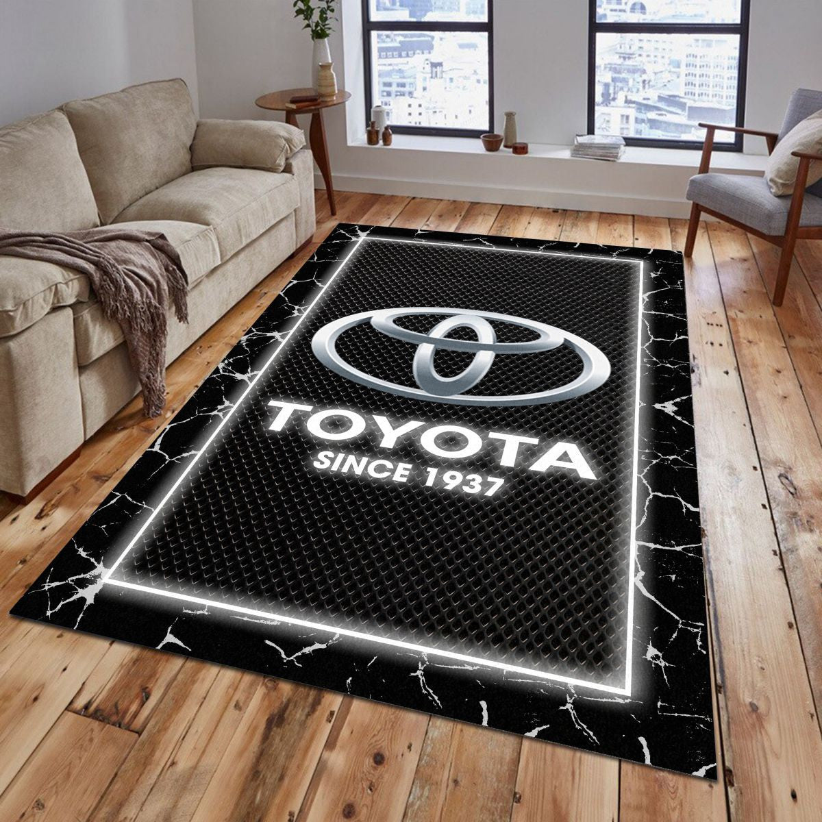 Toyota 06 Teppich - Teppich mit Automotiv-Motiv
