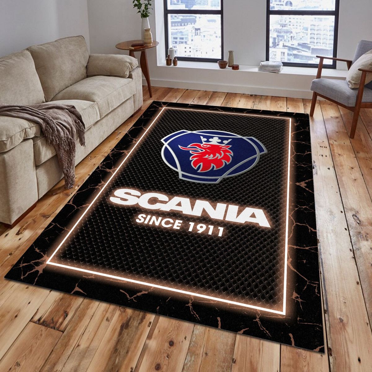 Scania 02 Teppich - Teppich mit Automotiv-Motiv