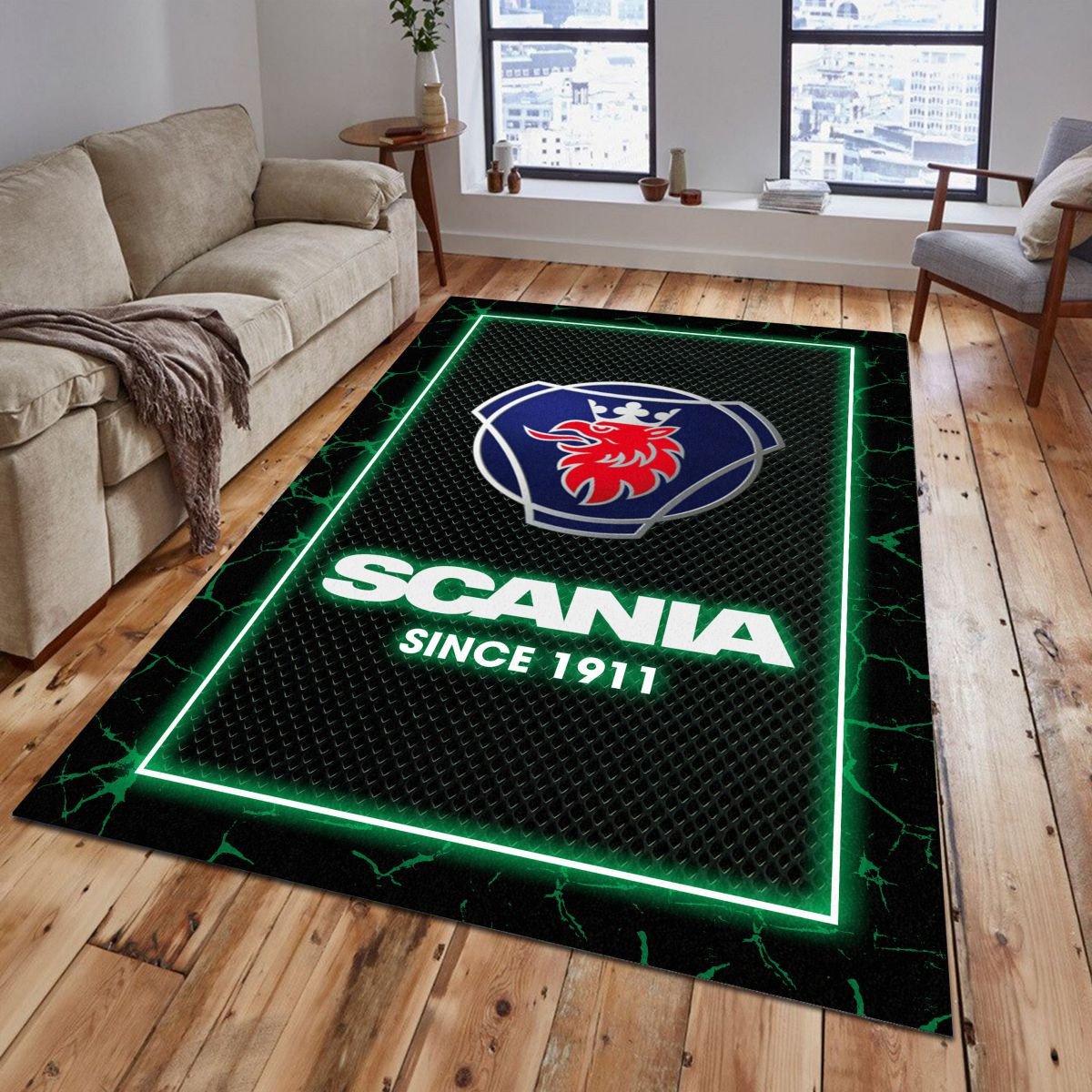 Scania 04 Teppich - Teppich mit Automotiv-Motiv
