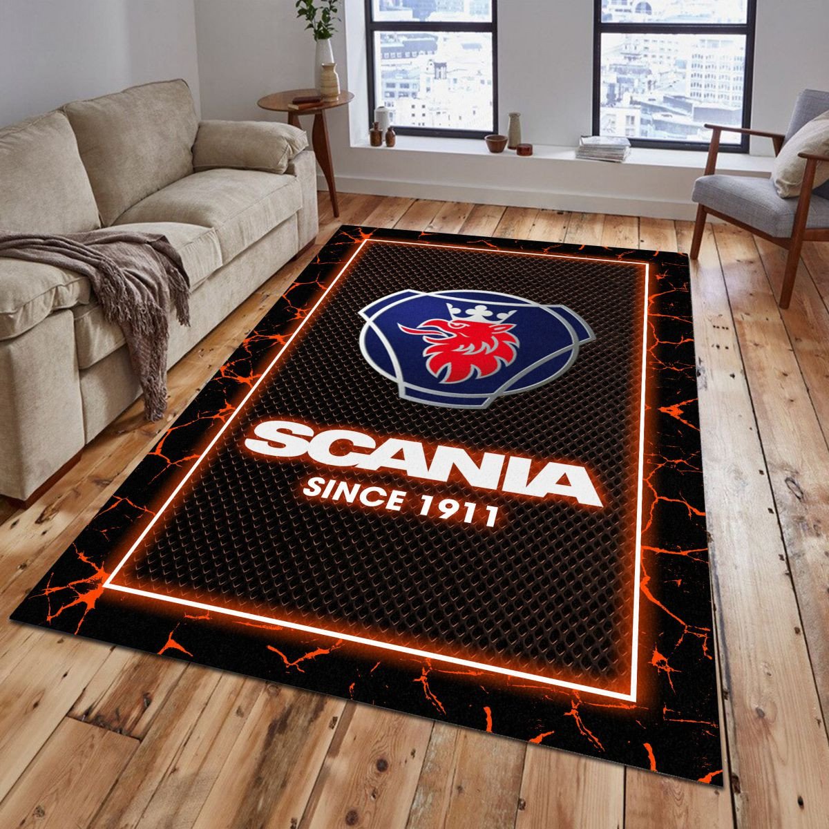 Scania 06 Teppich - Teppich mit Automotiv-Motiv