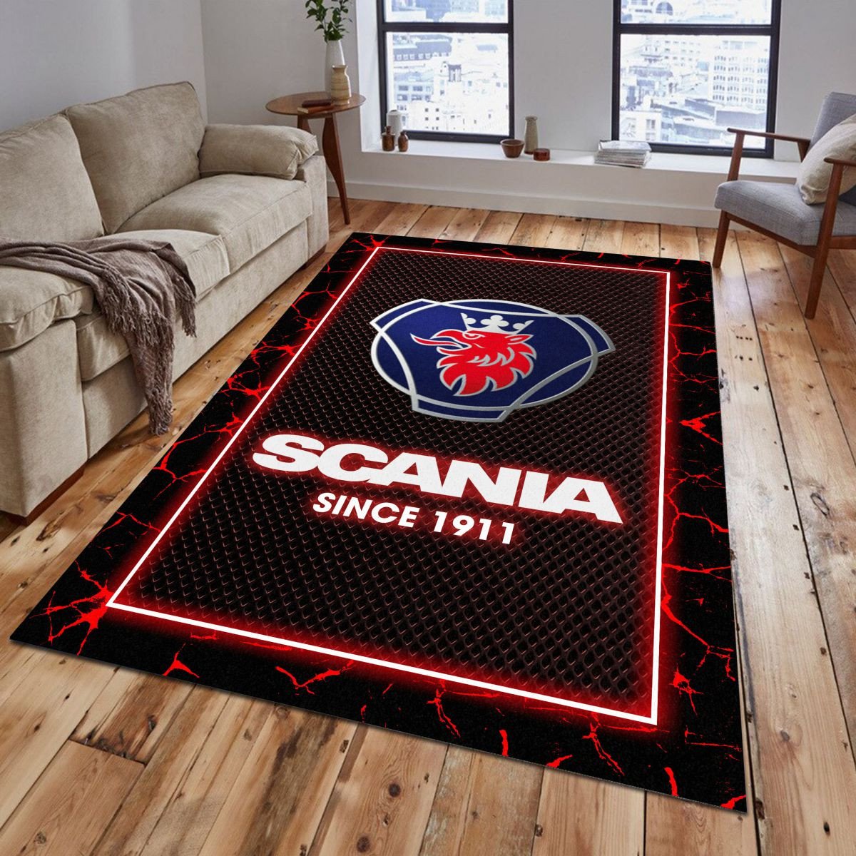 Scania 07 Teppich - Teppich mit Automotiv-Motiv