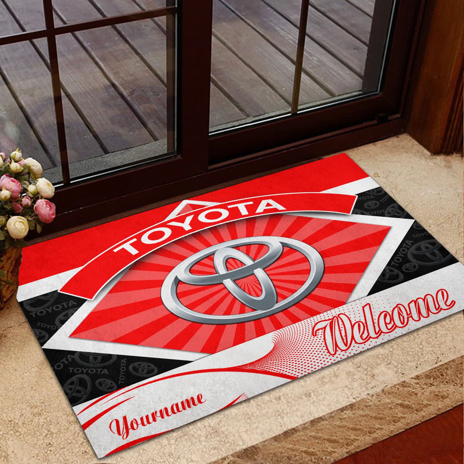 Toyota 07 Teppich - Teppich mit Automotiv-Motiv