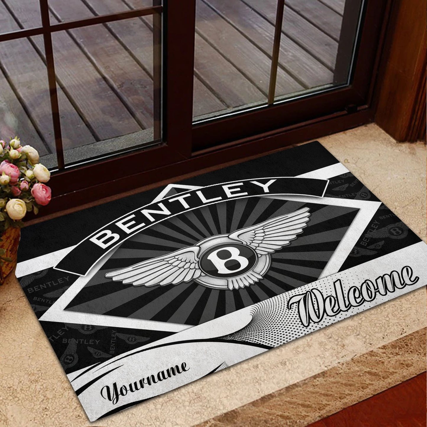 Bentley Teppich - Teppich mit Automotiv-Motiv