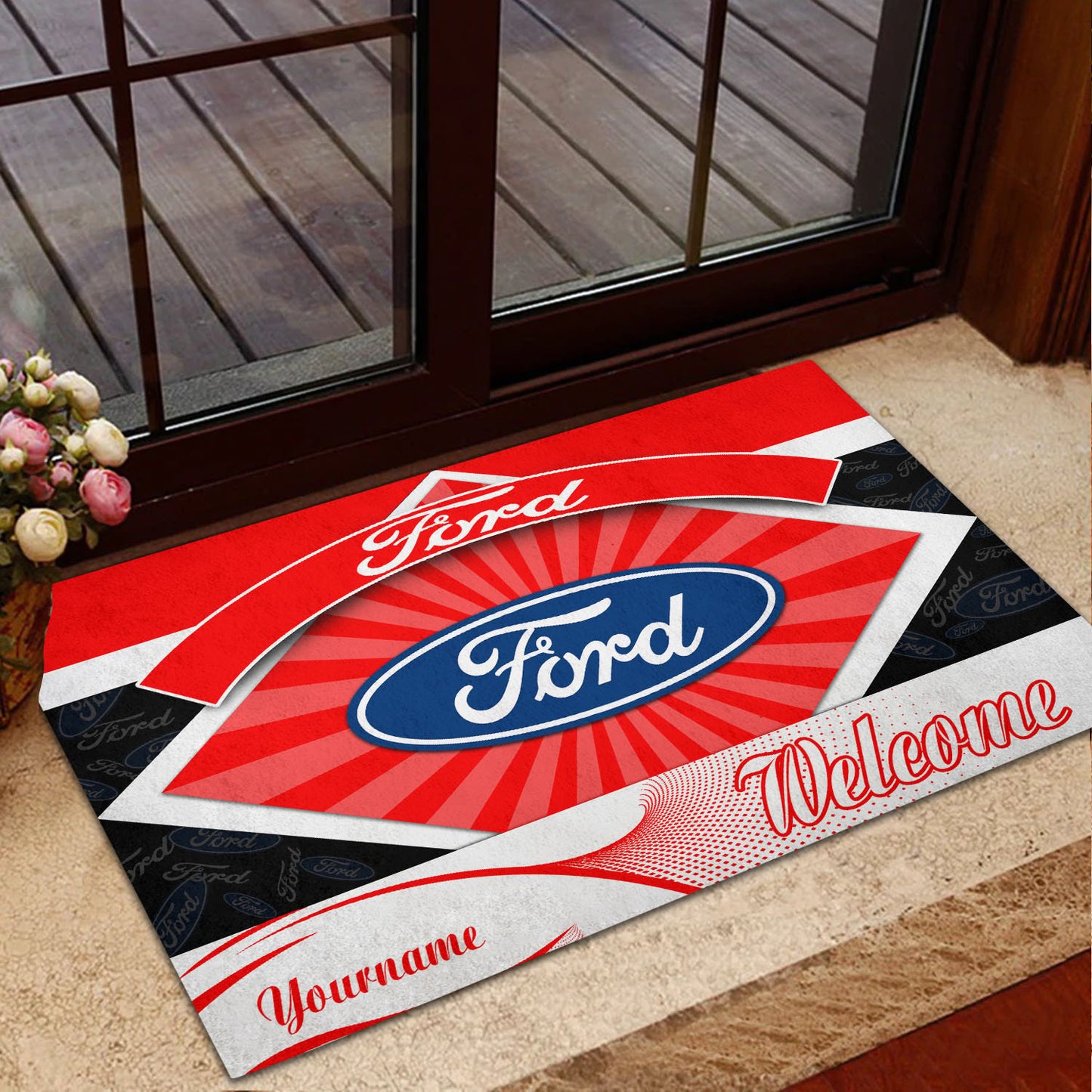 Ford 06 Teppich - Teppich mit Automotiv-Motiv