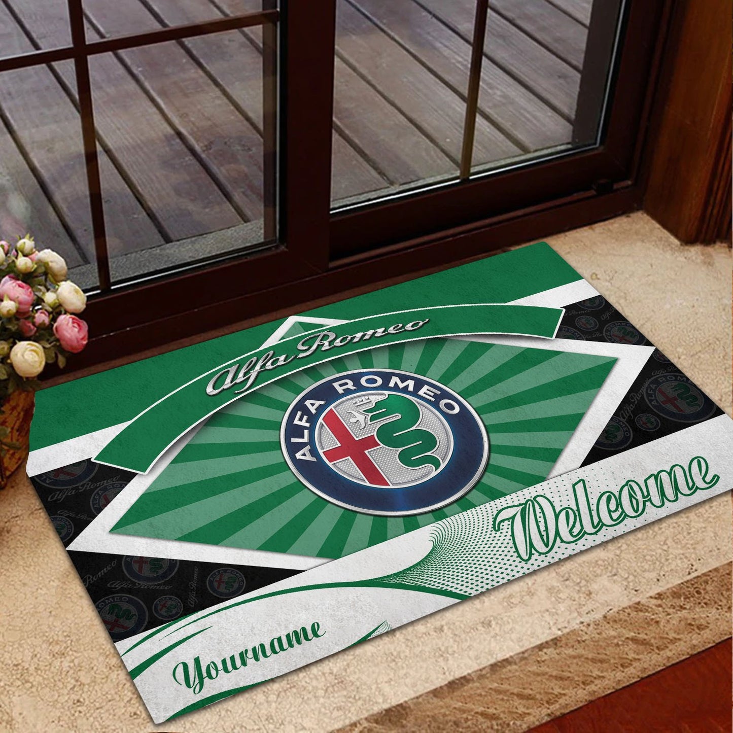 Alfa Romeo 05 Teppich - Teppich mit Automotiv-Motiv