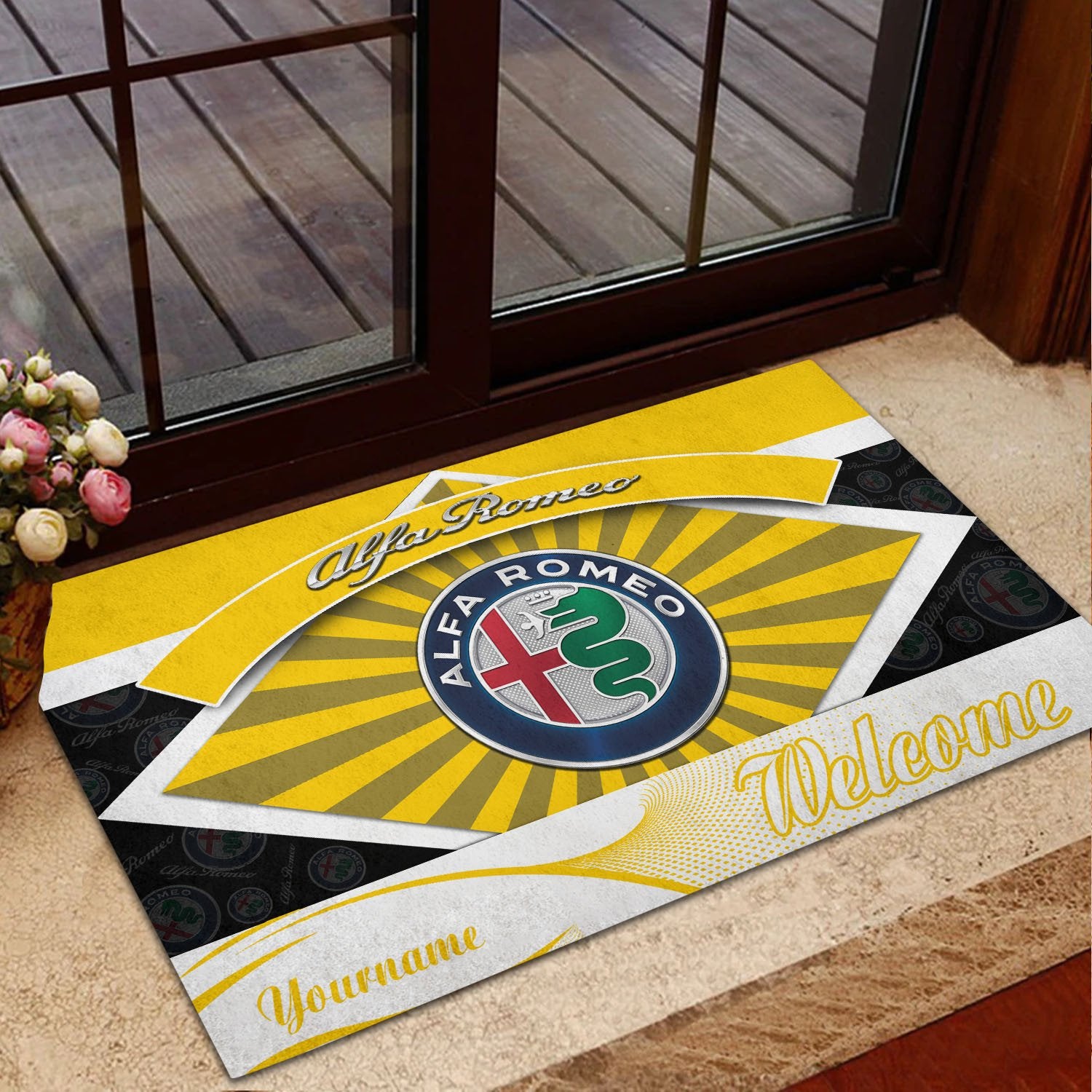 Alfa Romeo 08 Teppich - Teppich mit Automotiv-Motiv