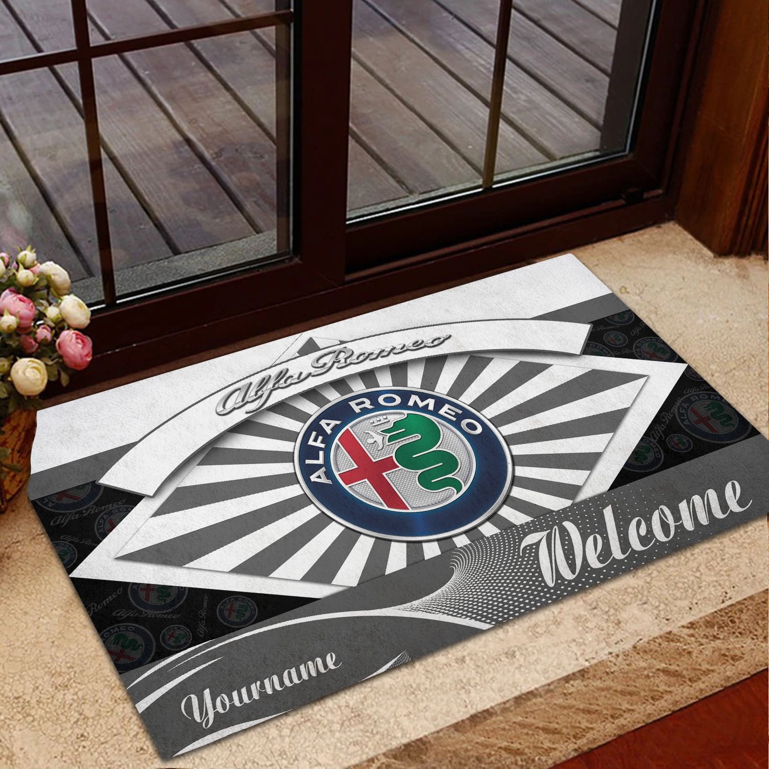 Alfa Romeo 09 Teppich - Teppich mit Automotiv-Motiv