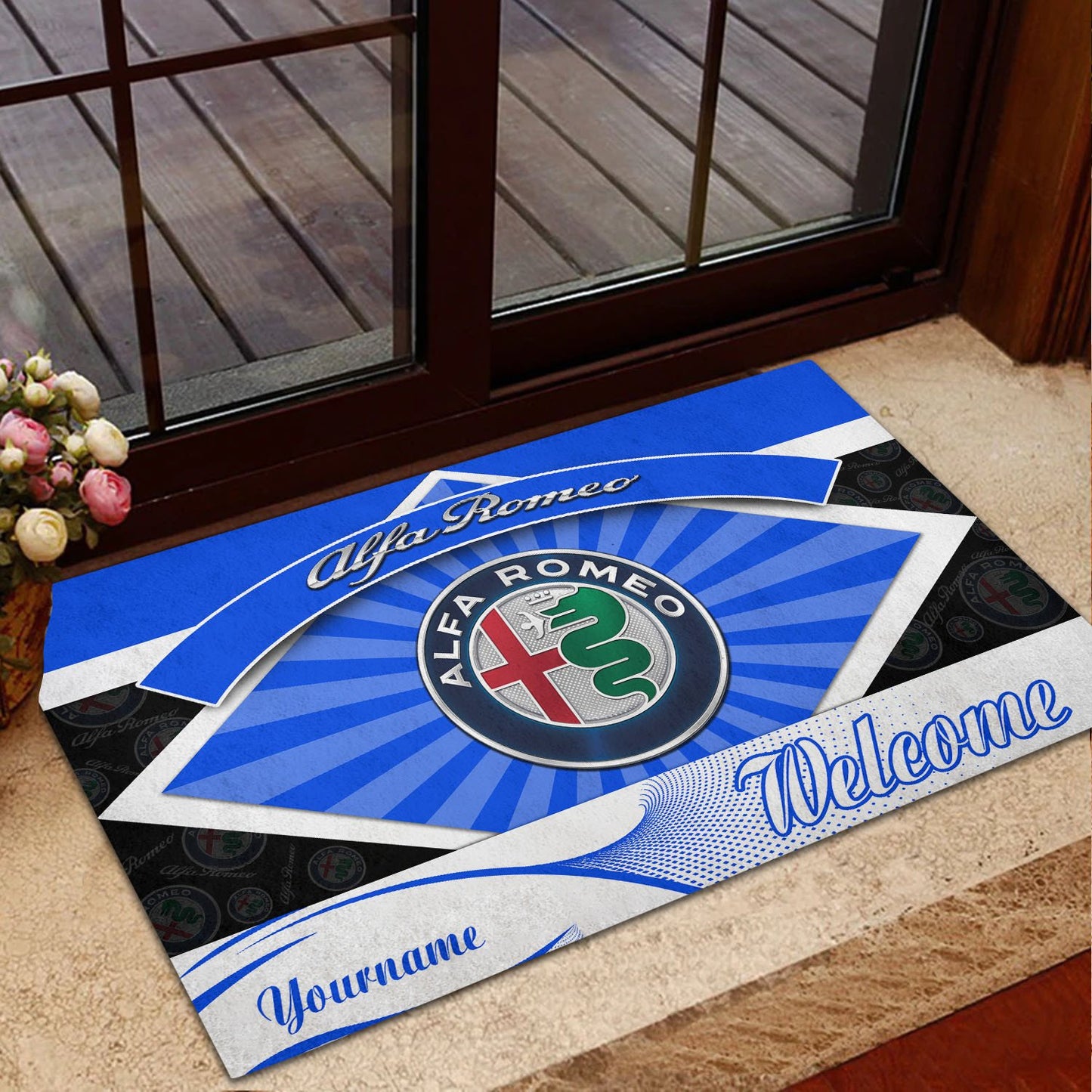 Alfa Romeo 02 Teppich - Teppich mit Automotiv-Motiv