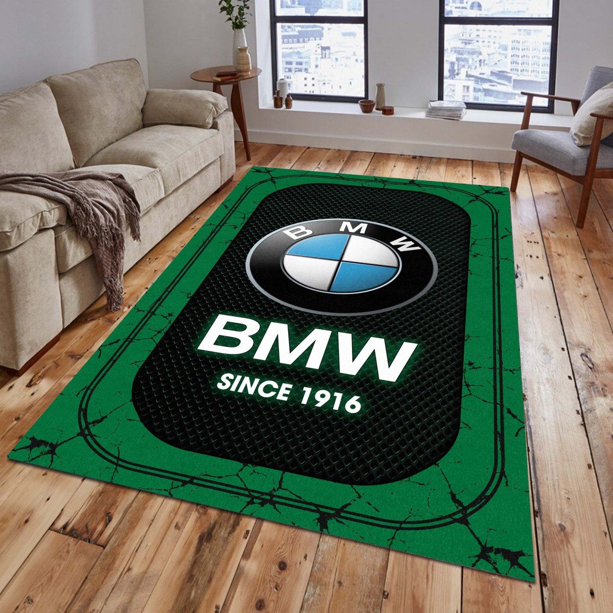 BMW Car 04 Teppich - Teppich mit Automotiv-Motiv