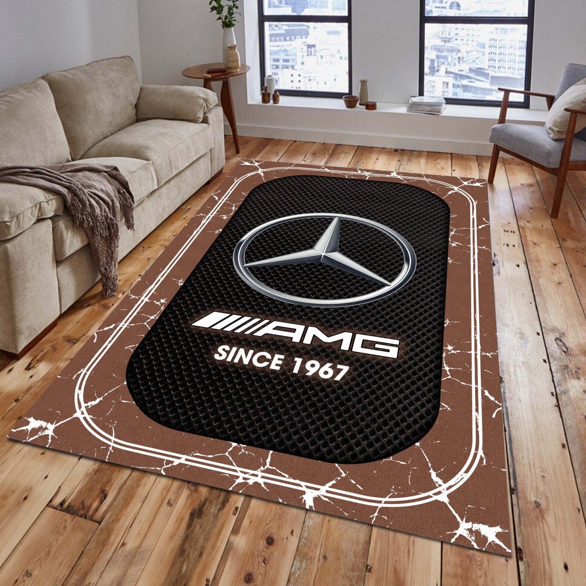Mercedes-AMG 03 Teppich - Teppich mit Automotiv-Motiv