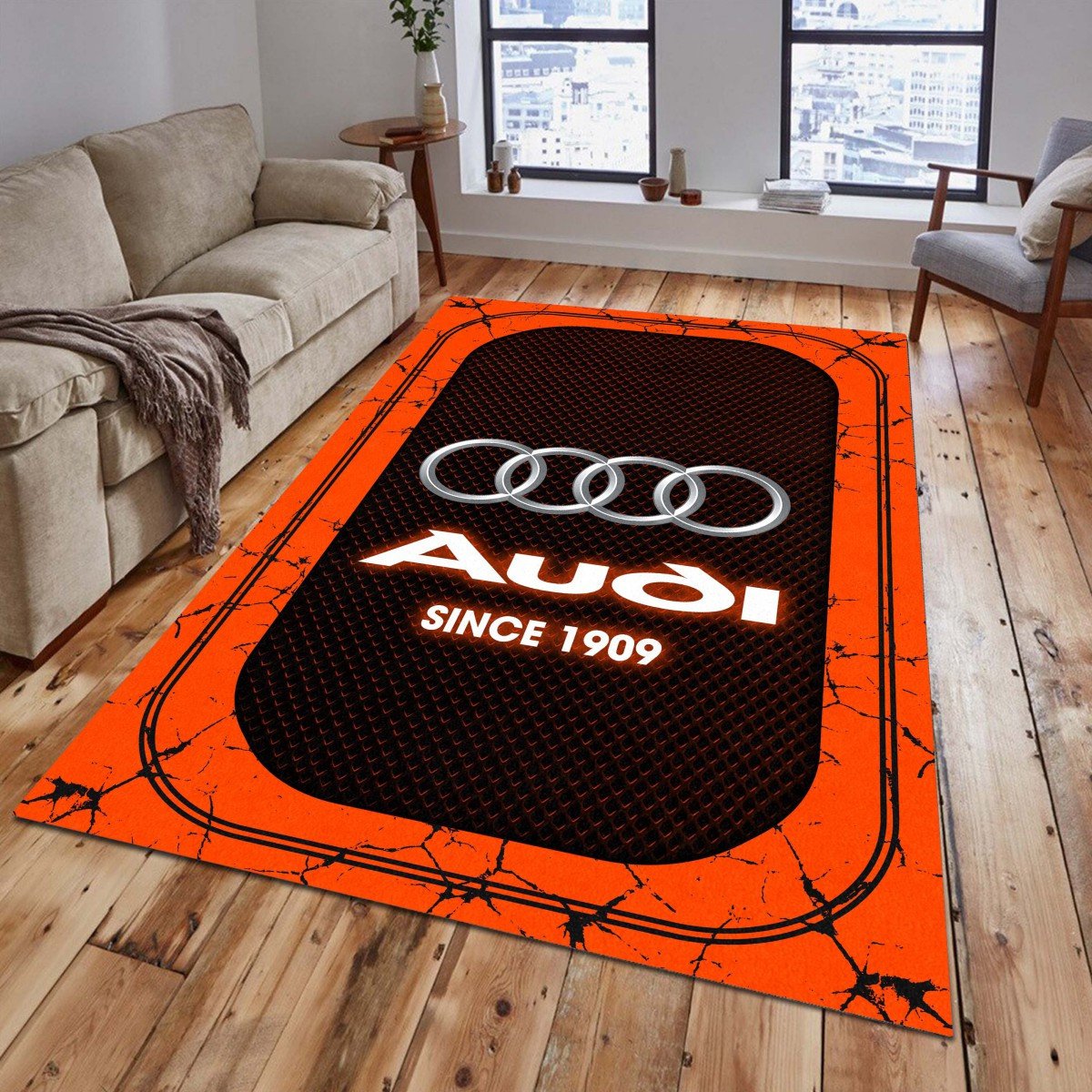 Audi 06 Teppich - Teppich mit Automotiv-Motiv