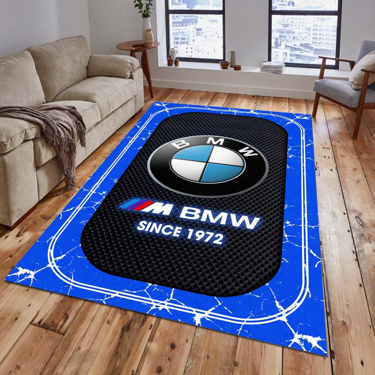 BMW M Car Teppich - Teppich mit Automotiv-Motiv