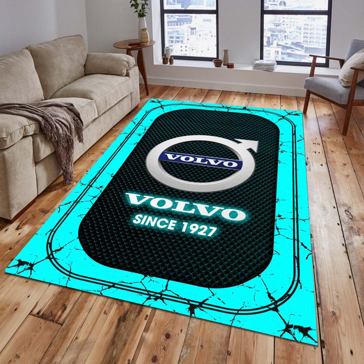 Volvo 03 Teppich - Teppich mit Automotiv-Motiv