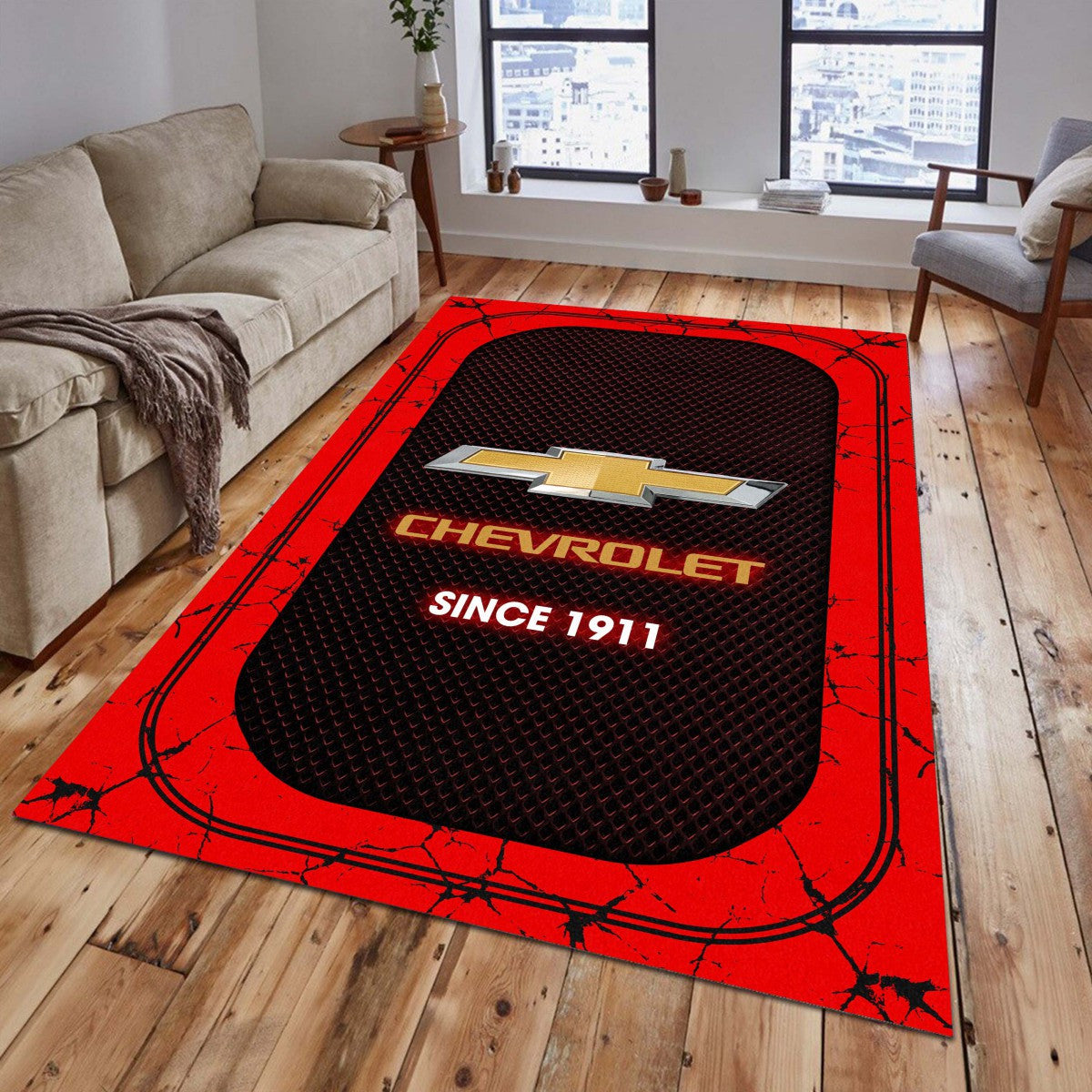 Chevrolet 06 Teppich - Teppich mit Automotiv-Motiv