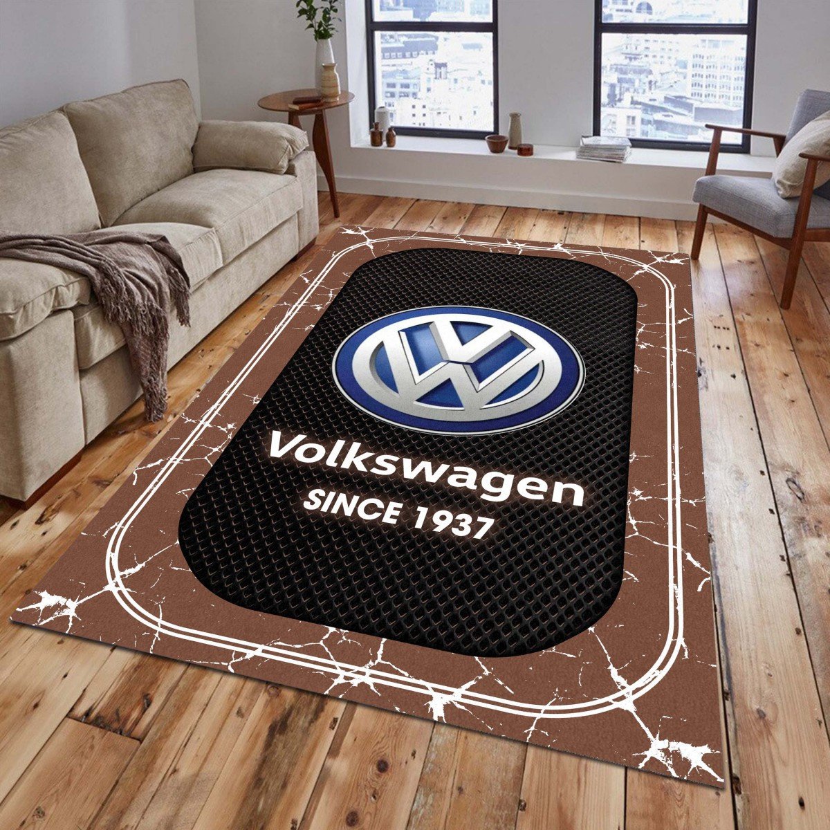 Volkswagen 02 Teppich - Teppich mit Automotiv-Motiv