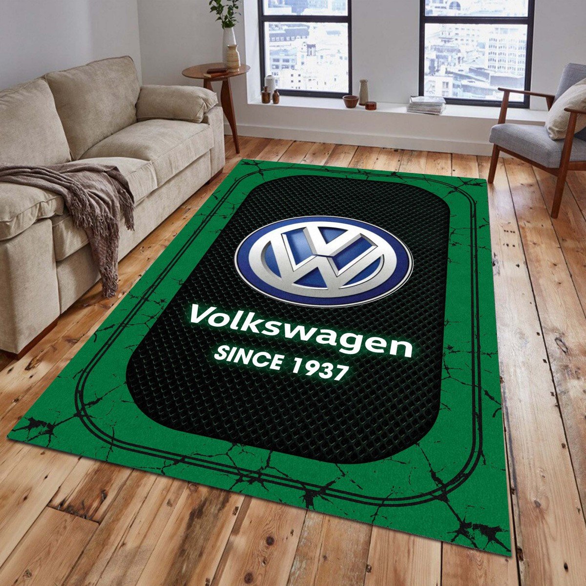 Volkswagen 04 Teppich - Teppich mit Automotiv-Motiv