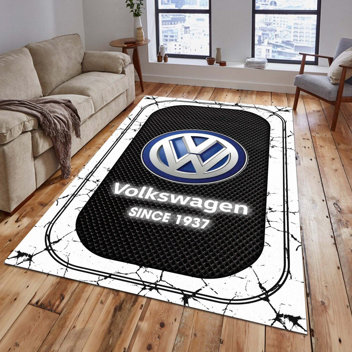 Volkswagen 07 Teppich - Teppich mit Automotiv-Motiv