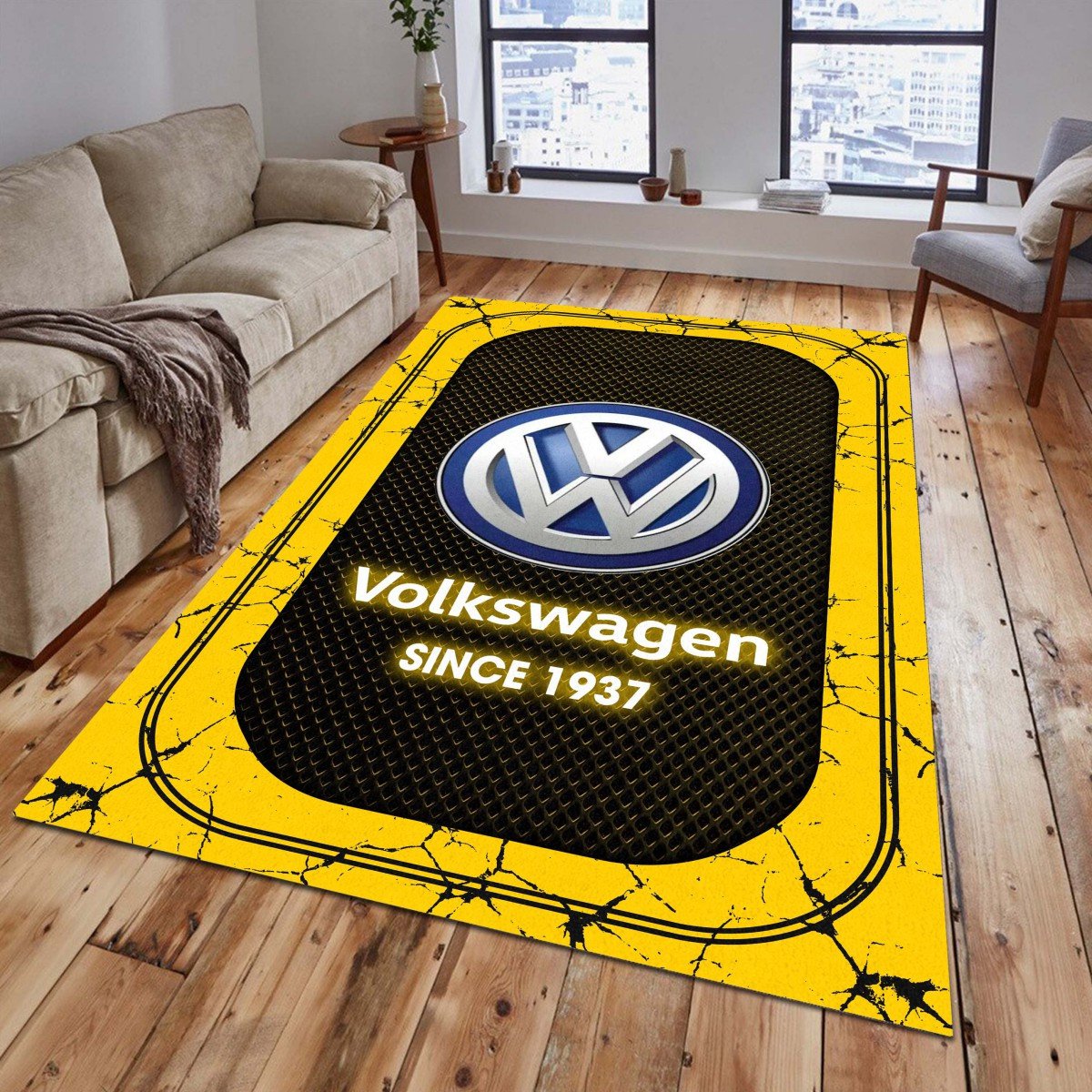 Volkswagen 08 Teppich - Teppich mit Automotiv-Motiv