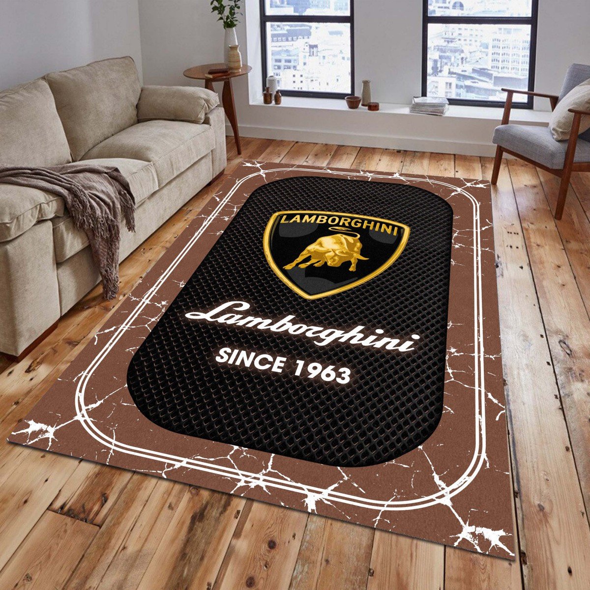 Lamborghini 03 Teppich - Teppich mit Automotiv-Motiv