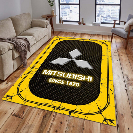Mitsubishi 08 Teppich - Teppich mit Automotiv-Motiv