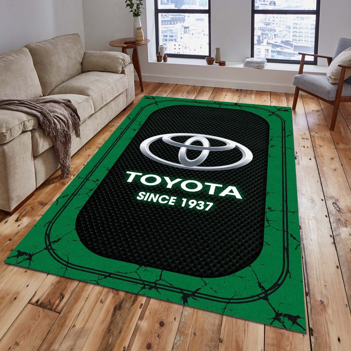 Toyota 05 Teppich - Teppich mit Automotiv-Motiv