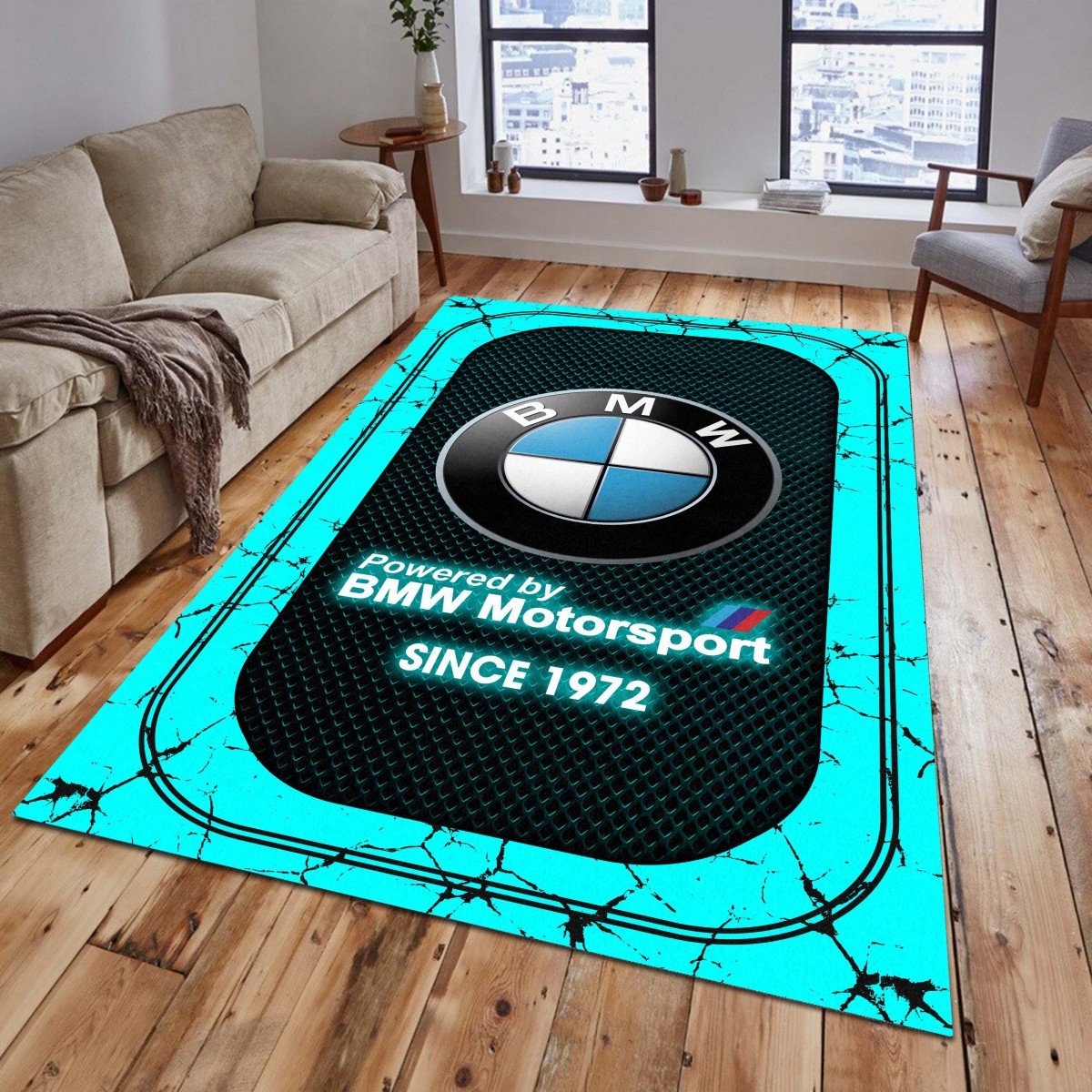 BMW Motorsport 03 Teppich - Teppich mit Automotiv-Motiv
