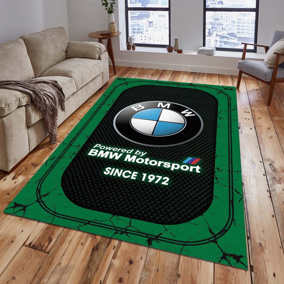 BMW Motorsport 04 Teppich - Teppich mit Automotiv-Motiv