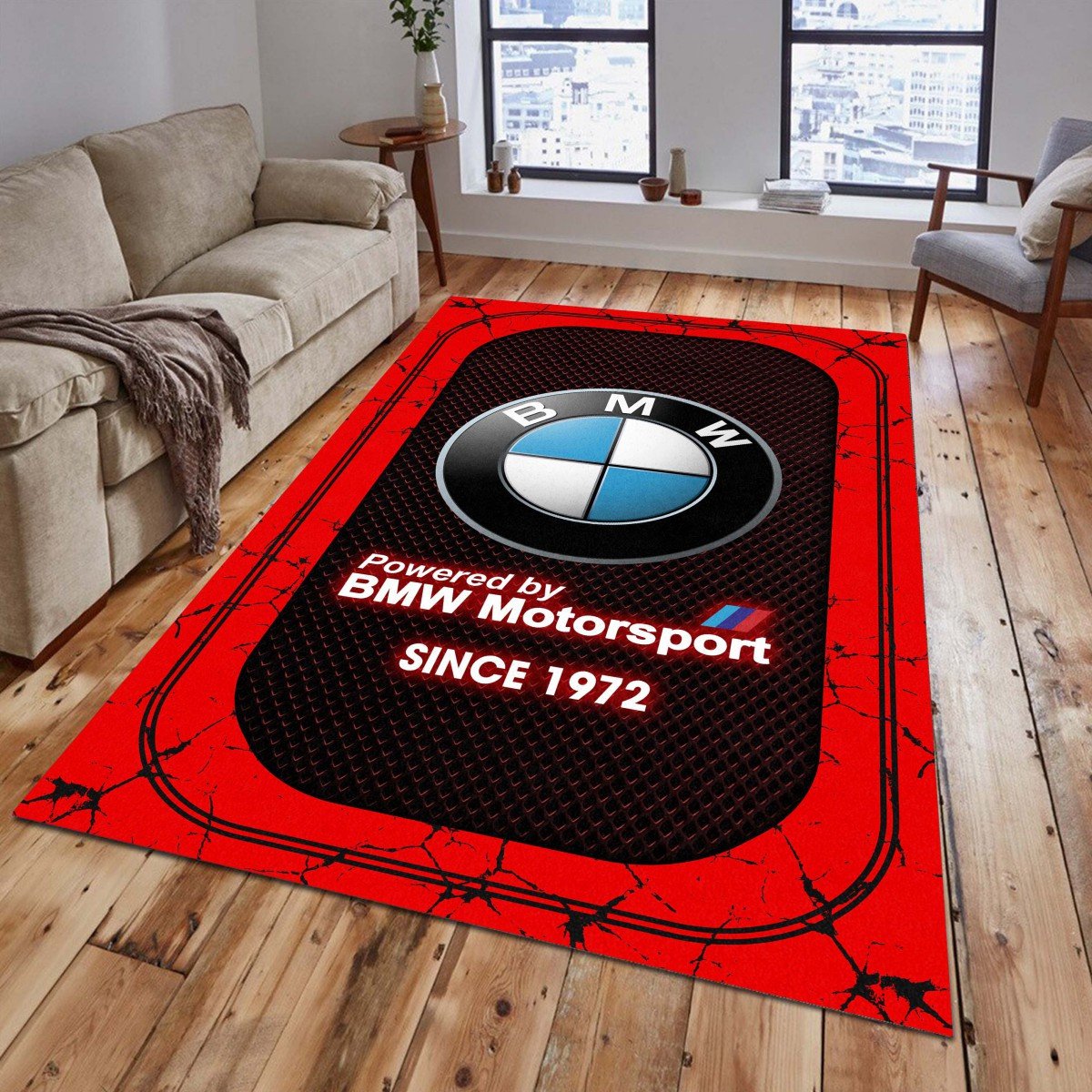 BMW Motorsport 06 Teppich - Teppich mit Automotiv-Motiv